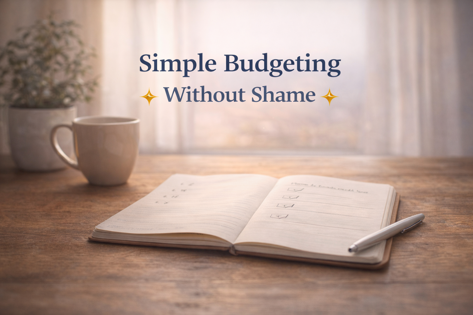 Simple Budgeting Without Shame
