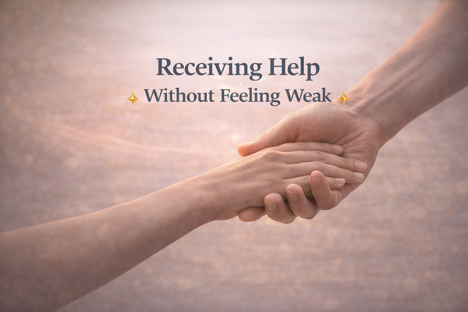 Receiving Help Without Feeling Weak