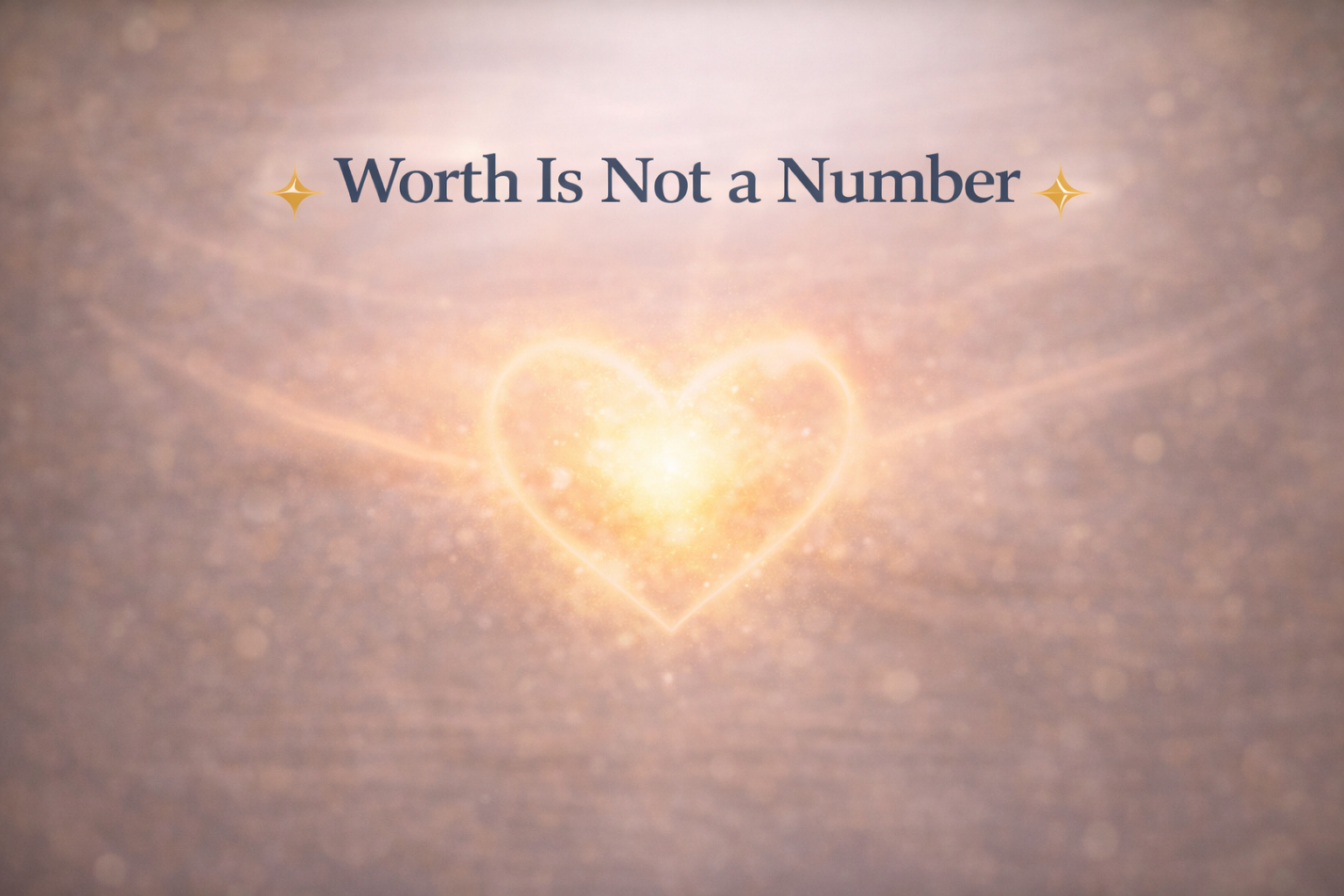 Worth Is Not a Number