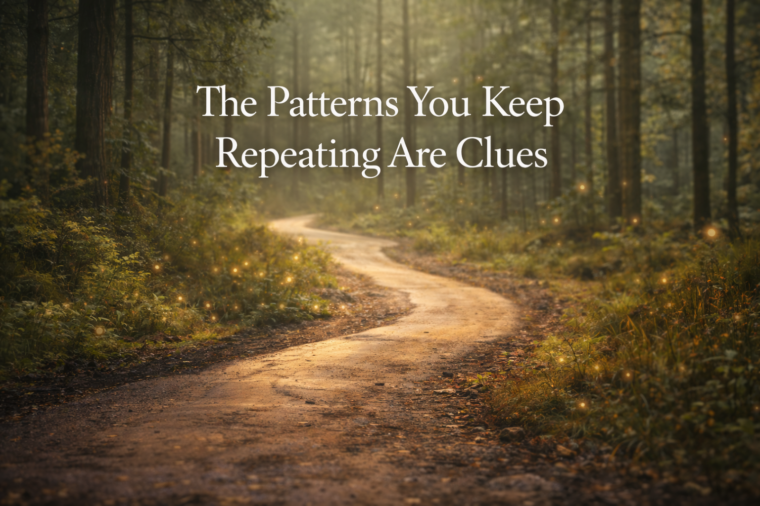 The Patterns You Keep Repeating Are Clues