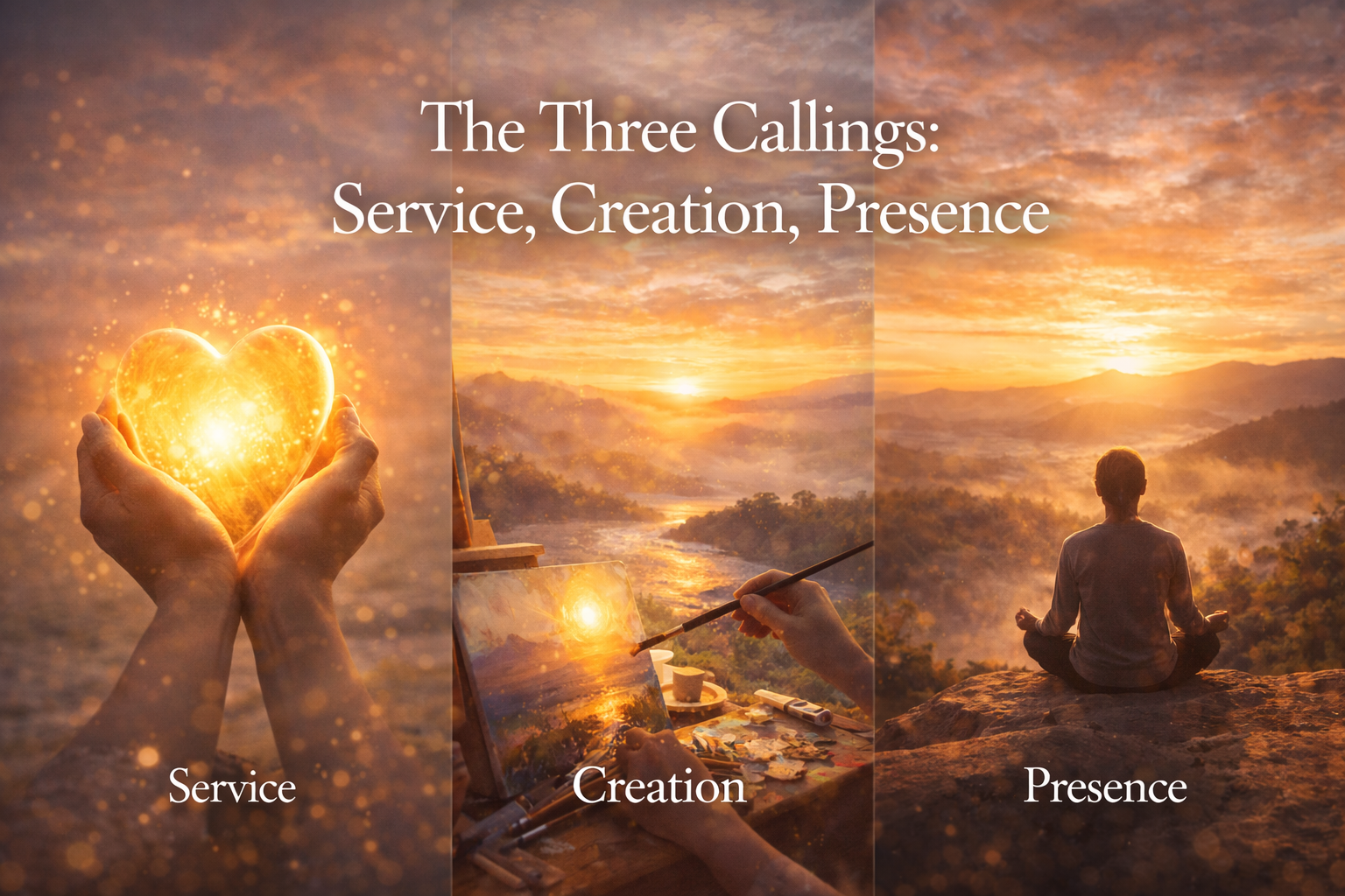 The Three Callings: Service, Creation, Presence