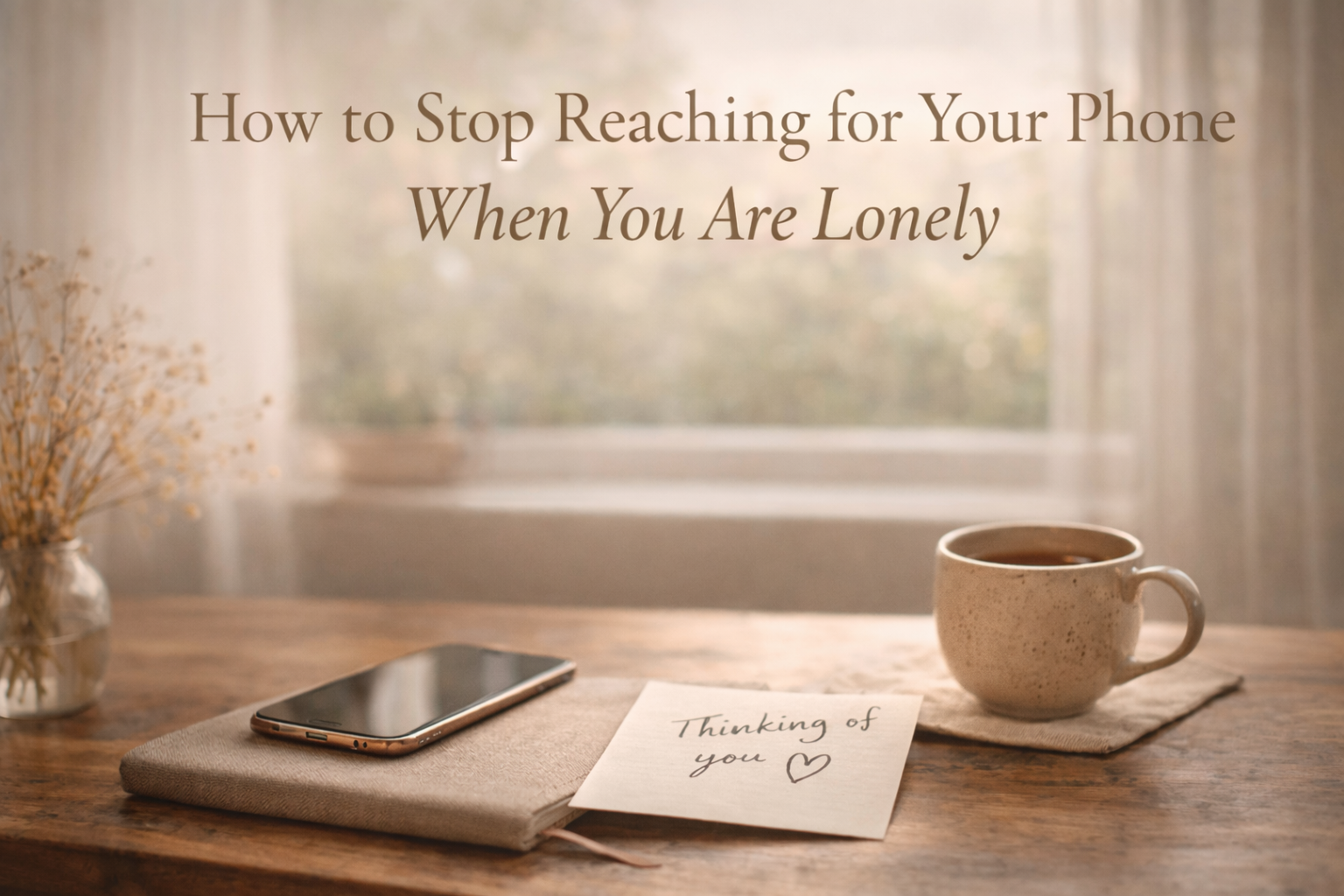 How to Stop Reaching for Your Phone When You Are Lonely