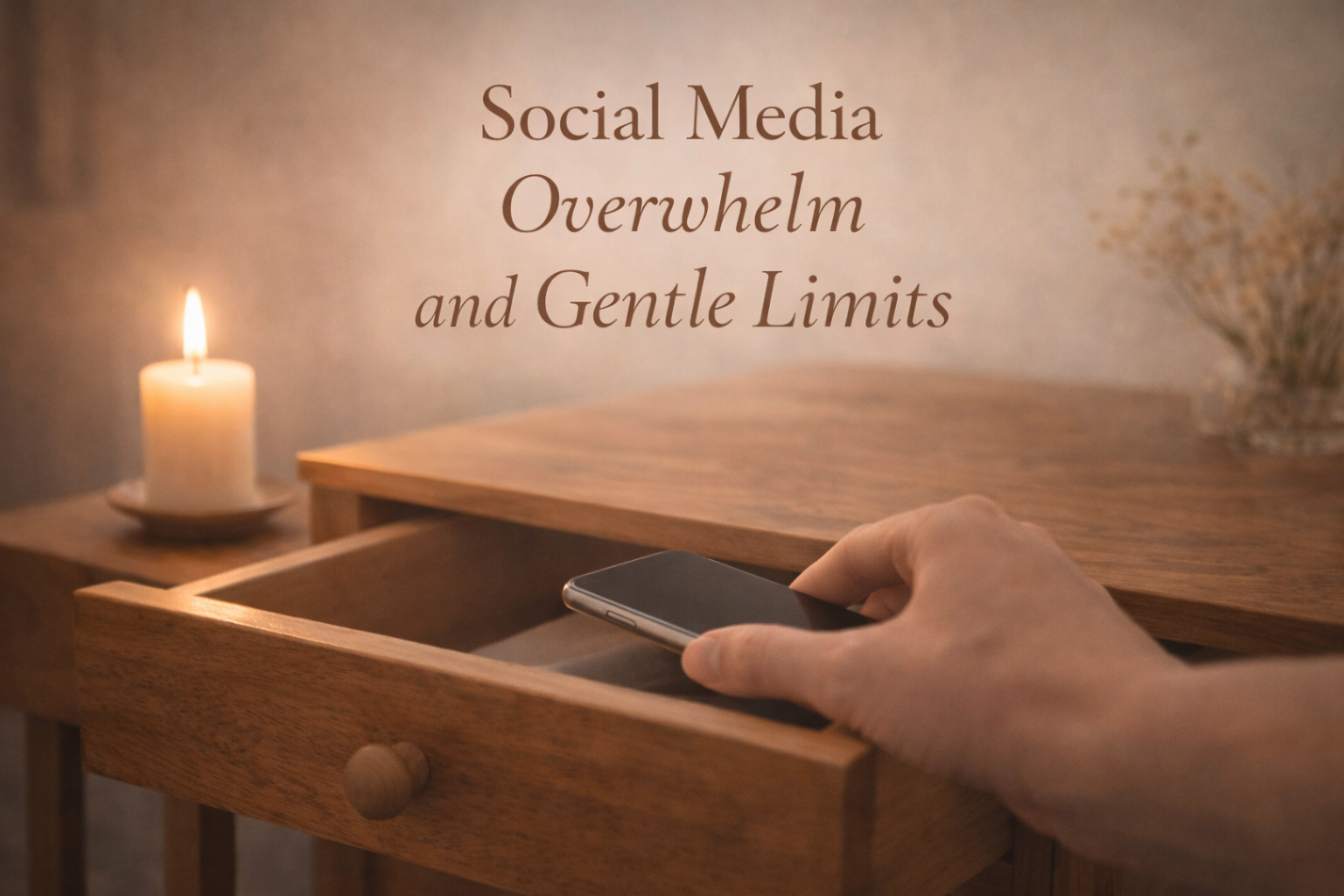 Social Media Overwhelm and Gentle Limits