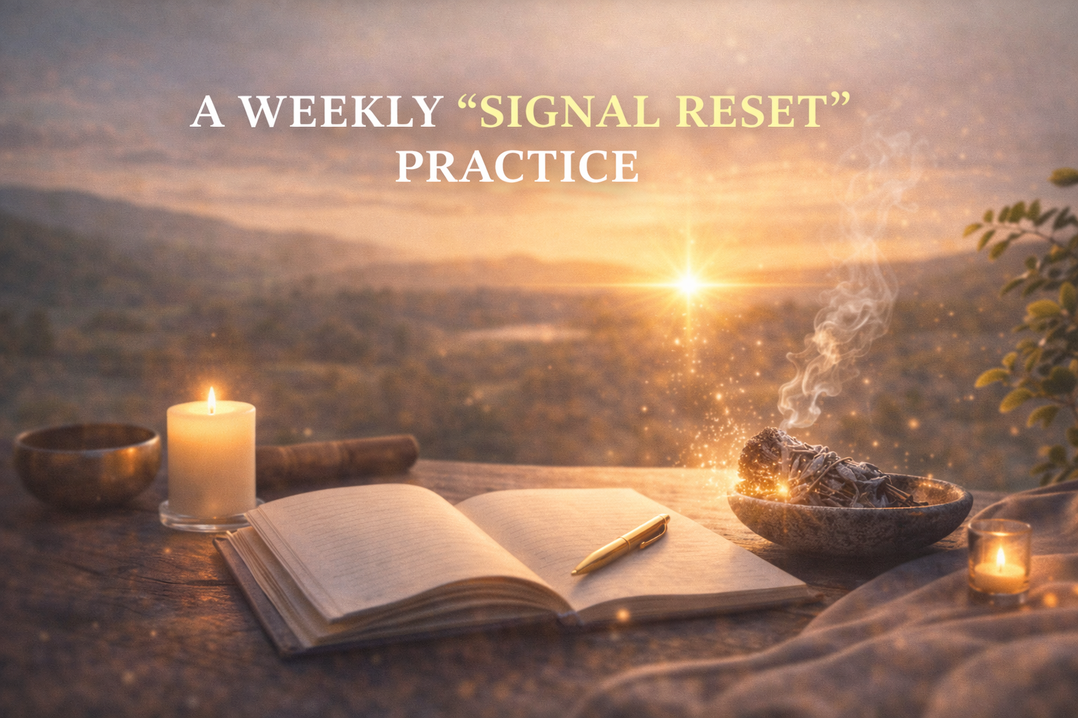 A Weekly “Signal Reset” Practice