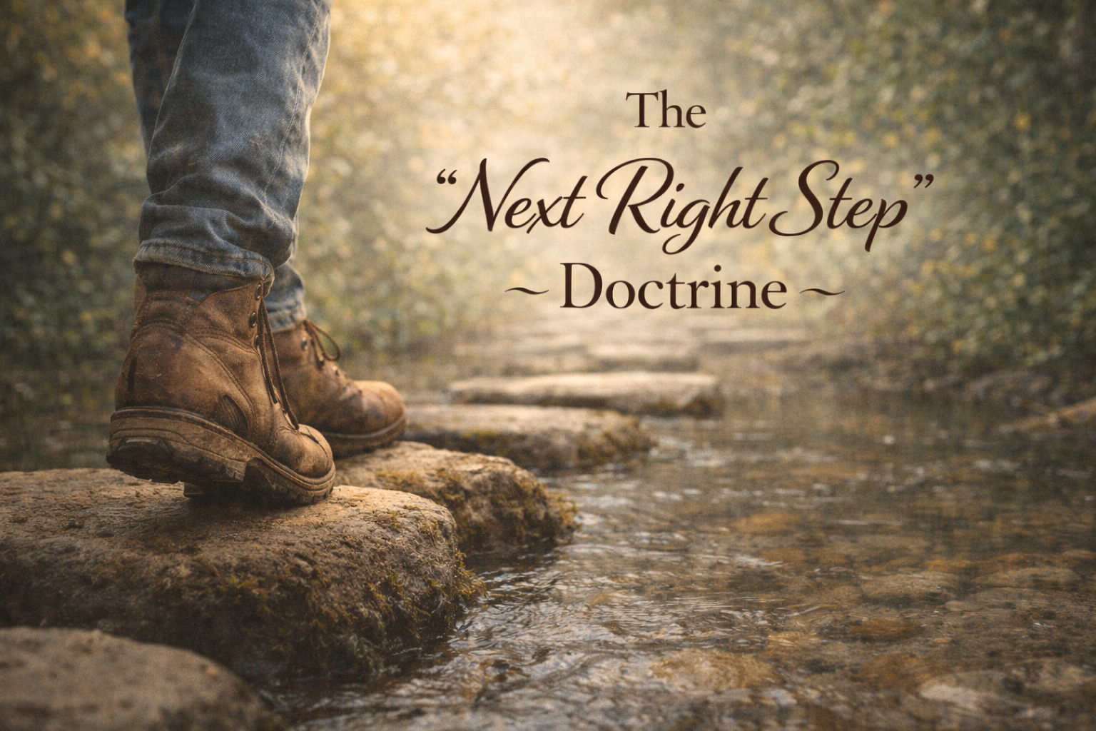 The “Next Right Step” Doctrine