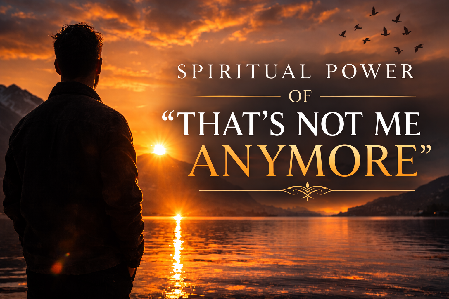 The Spiritual Power of Saying “That’s Not Me Anymore”