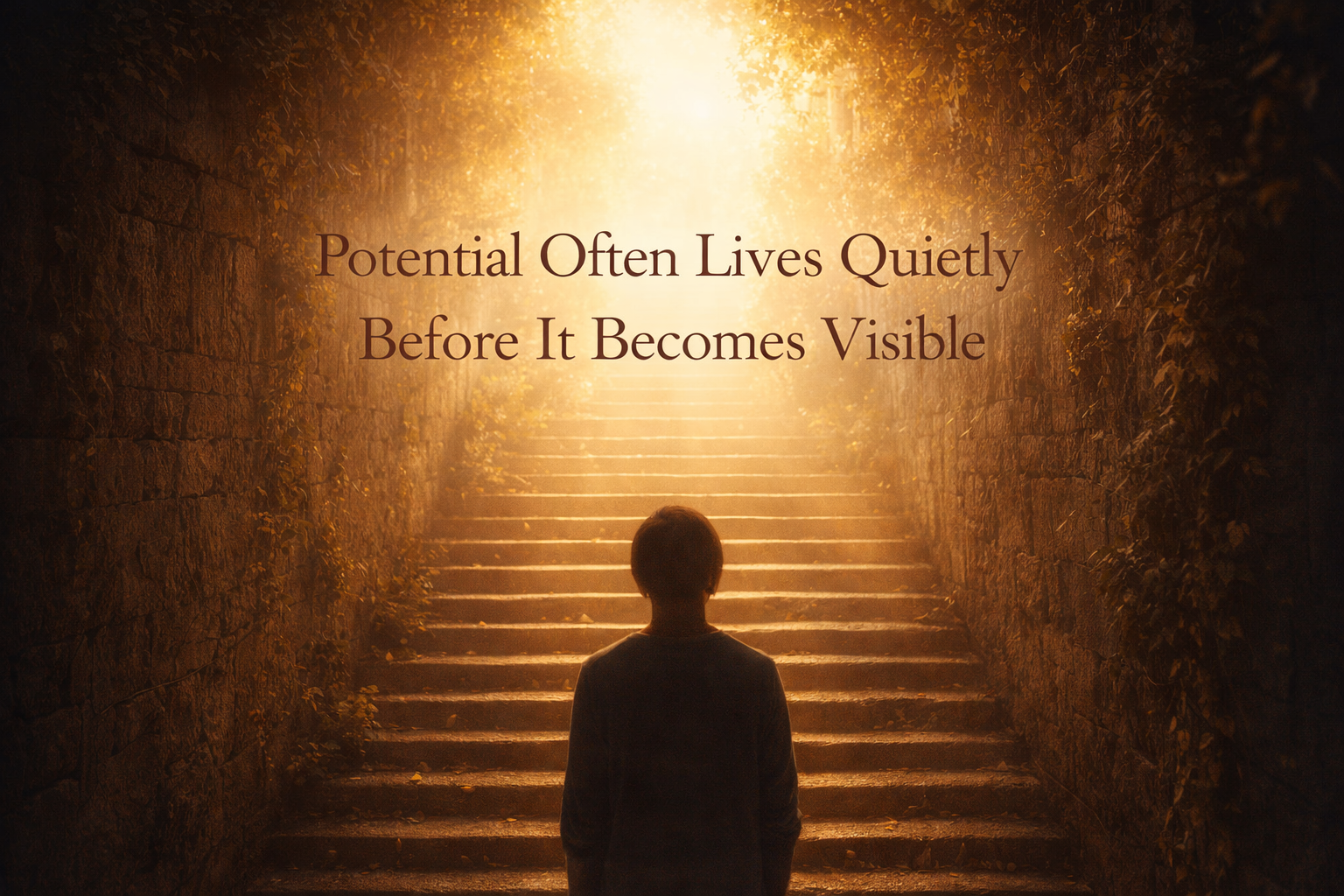 Potential Often Lives Quietly Before It Becomes Visible