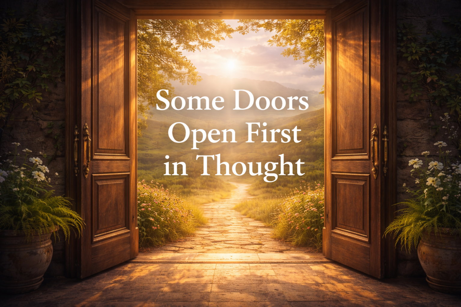 Some Doors Open First in Thought