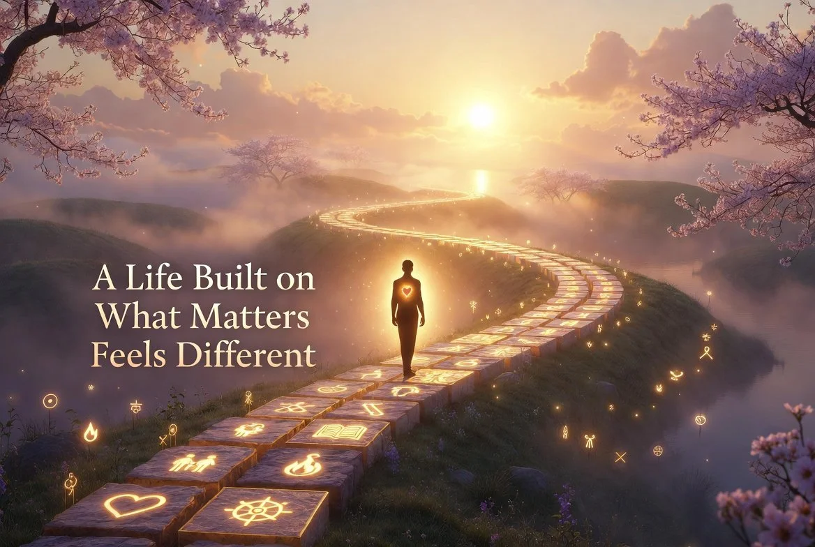 A Life Built on What Matters Feels Different