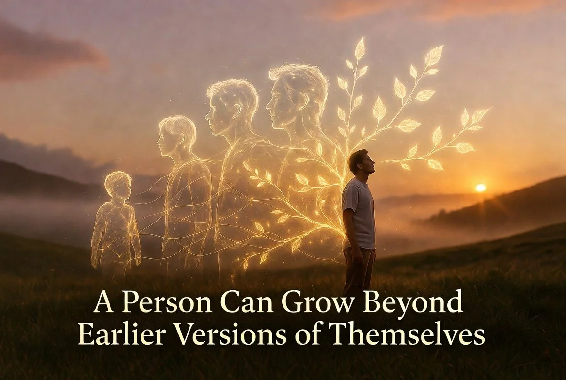 A Person Can Grow Beyond Earlier Versions of Themselves