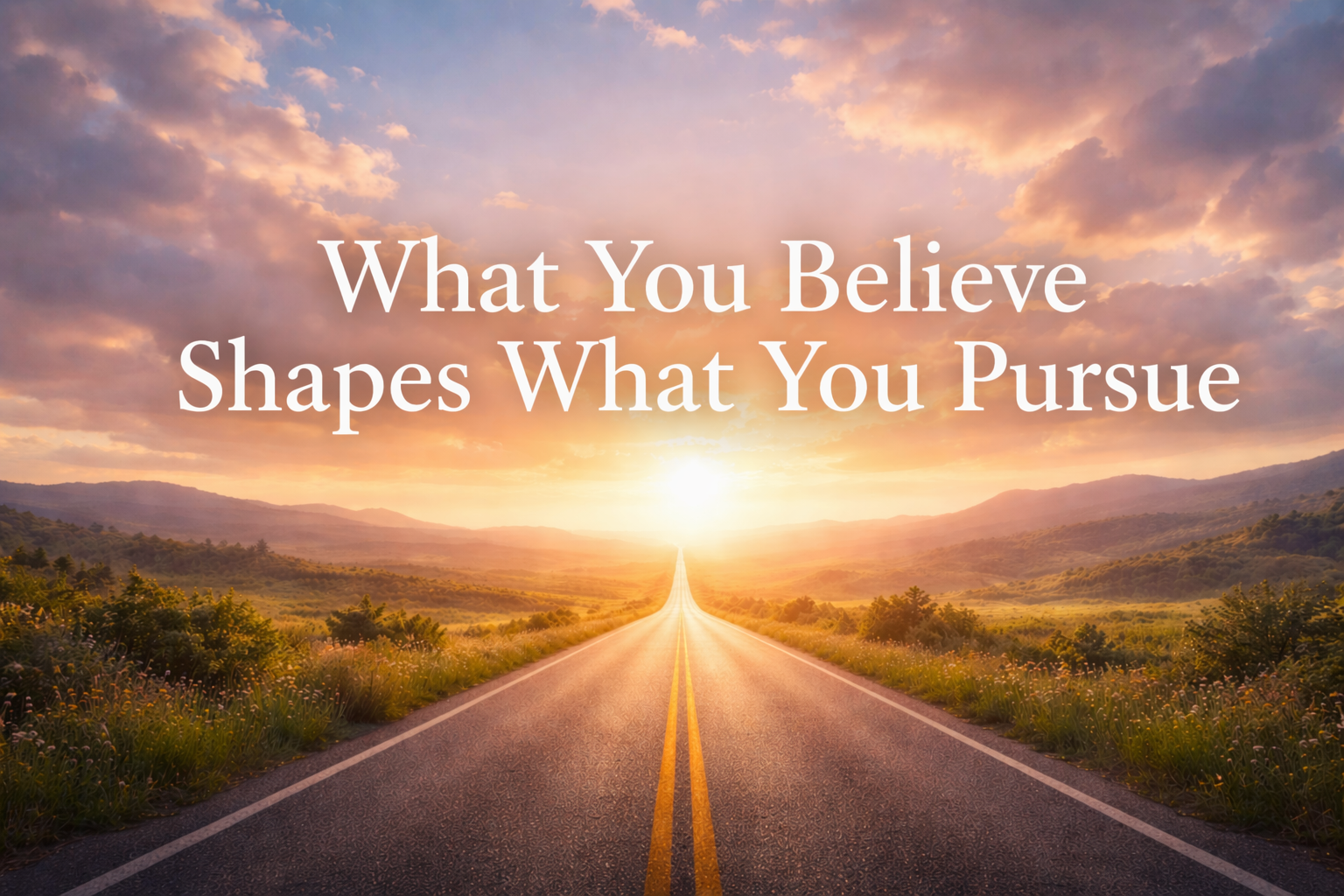What You Believe Shapes What You Pursue