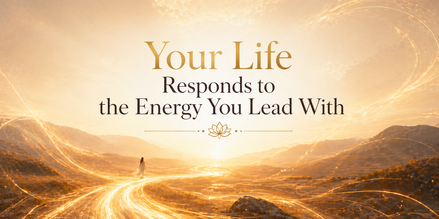 Your Life Responds to the Energy You Lead With