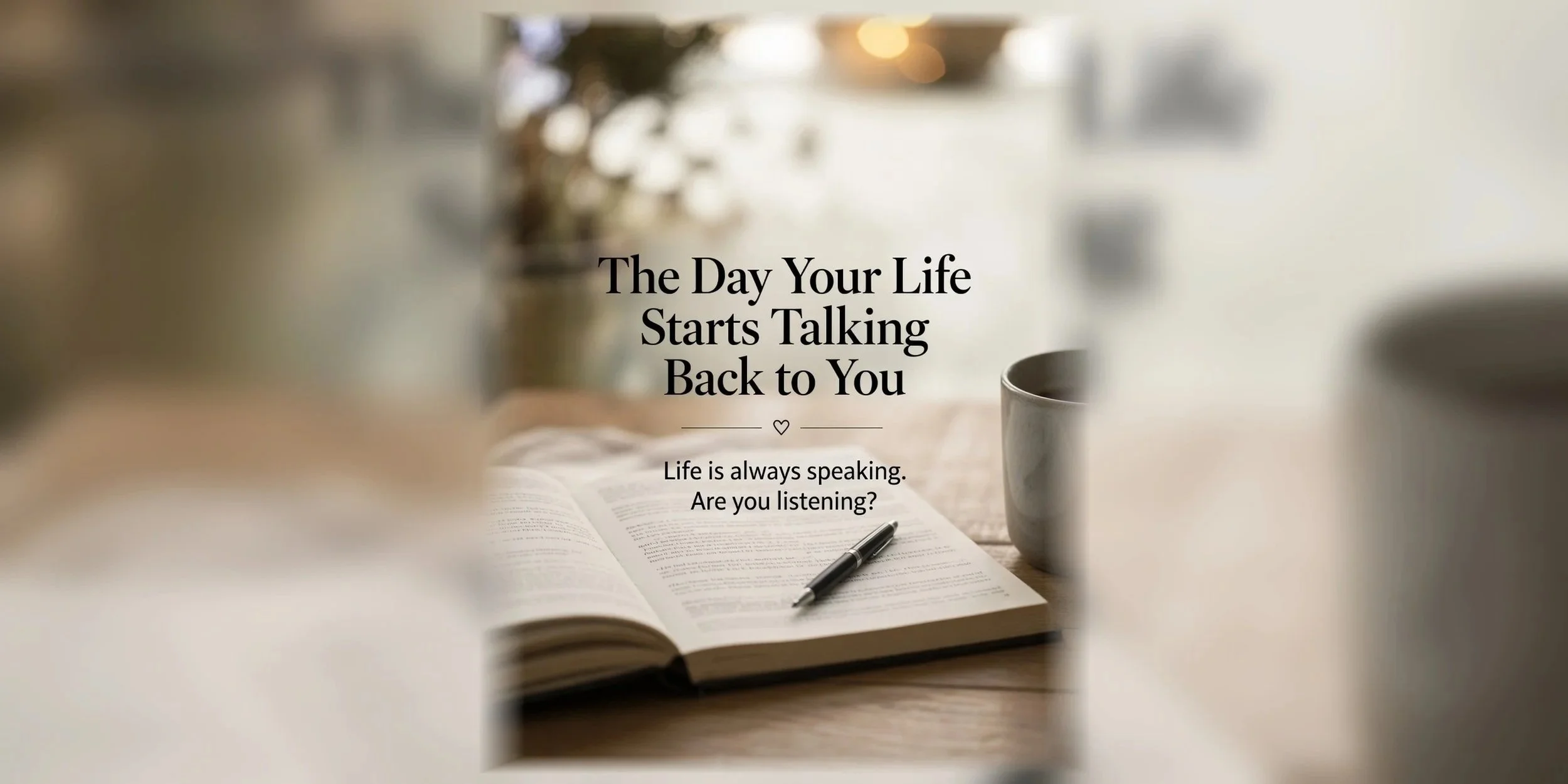 The Day Your Life Starts Talking Back to You