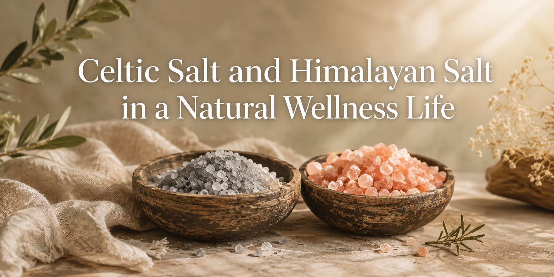 Celtic Salt and Himalayan Salt in a Natural Wellness Life