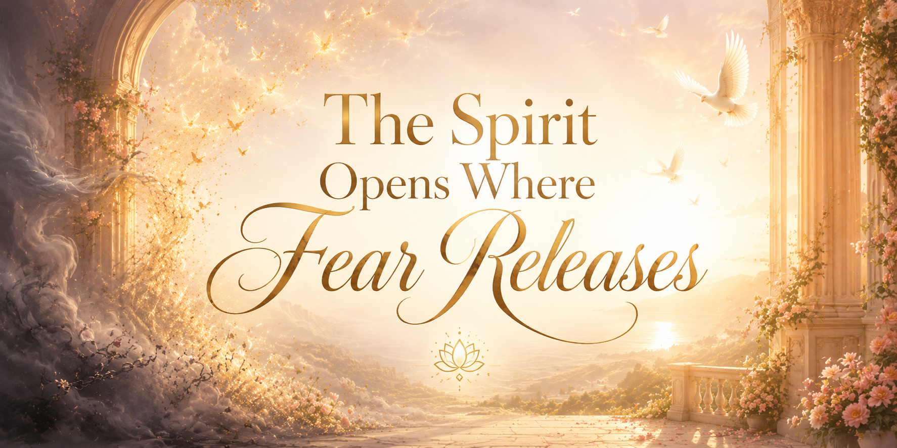 The Spirit Opens Where Fear Releases