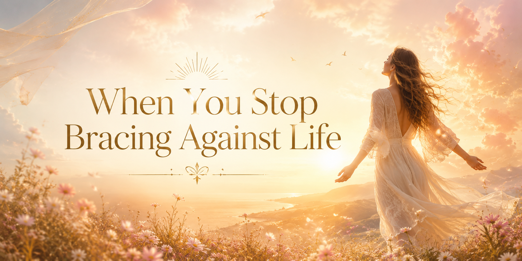 When You Stop Bracing Against Life