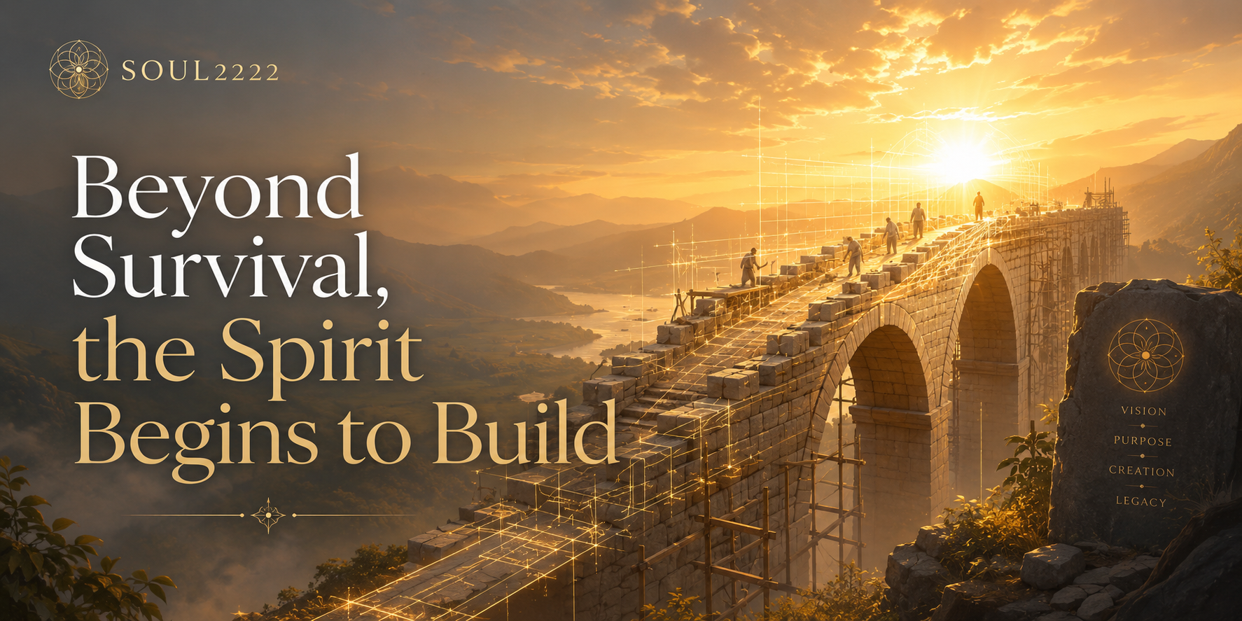Beyond Survival, the Spirit Begins to Build