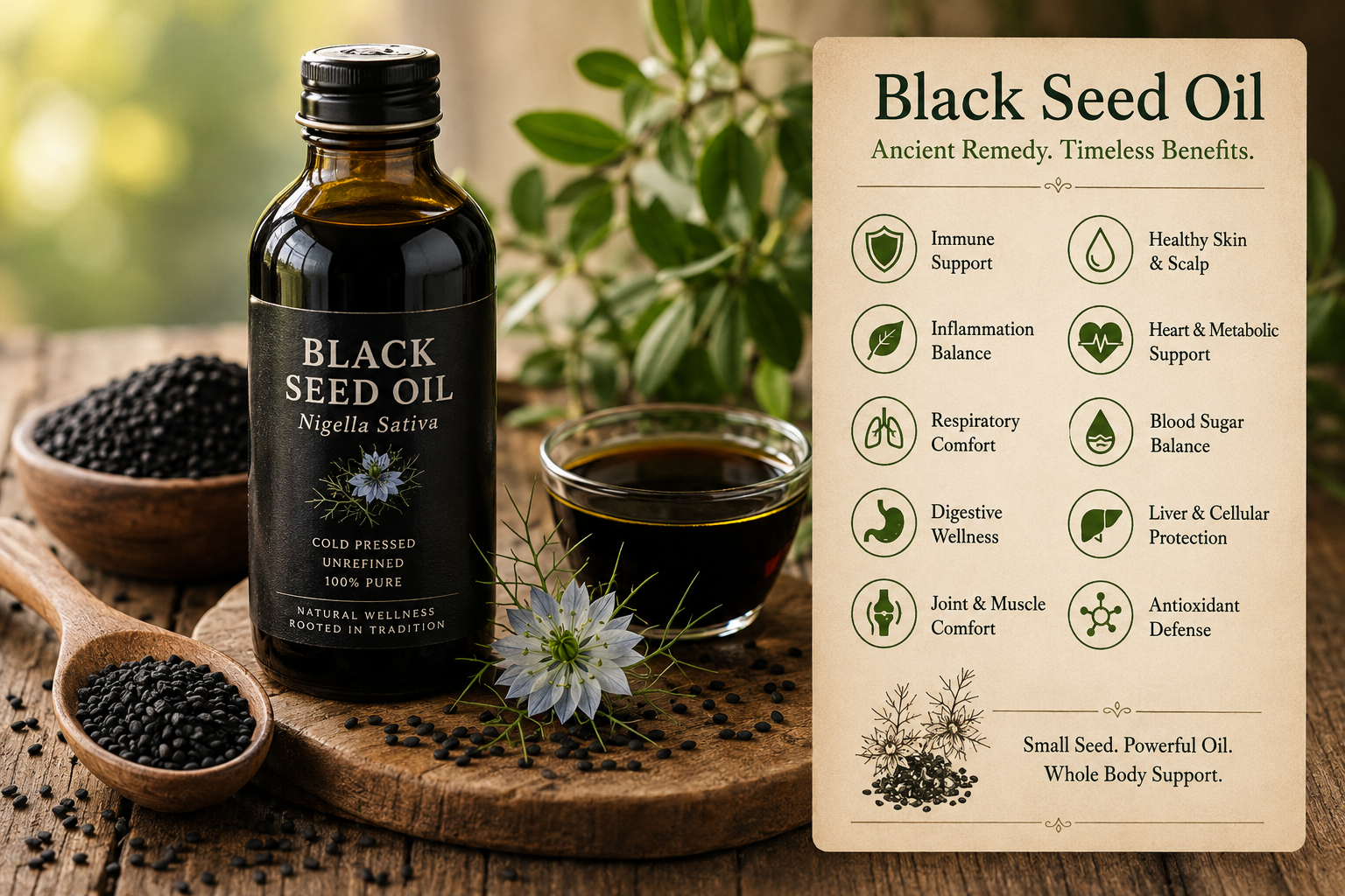Black Seed Oil Benefits for Natural Body Support