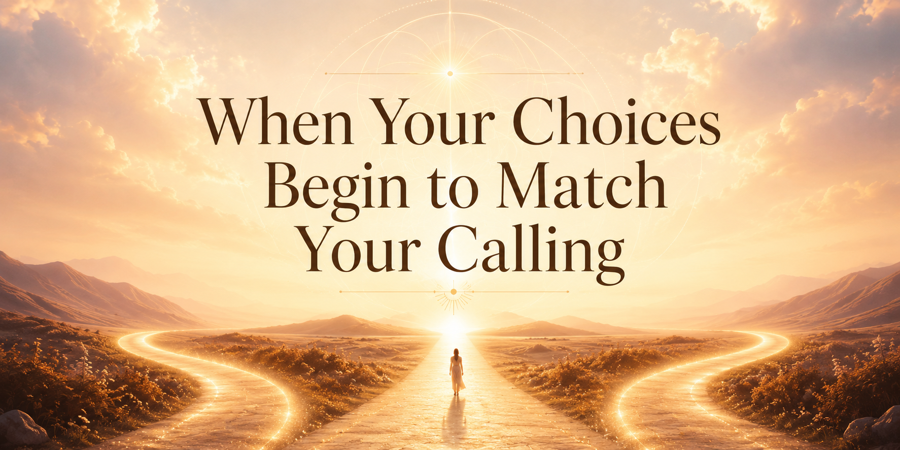 When Your Choices Begin to Match Your Calling