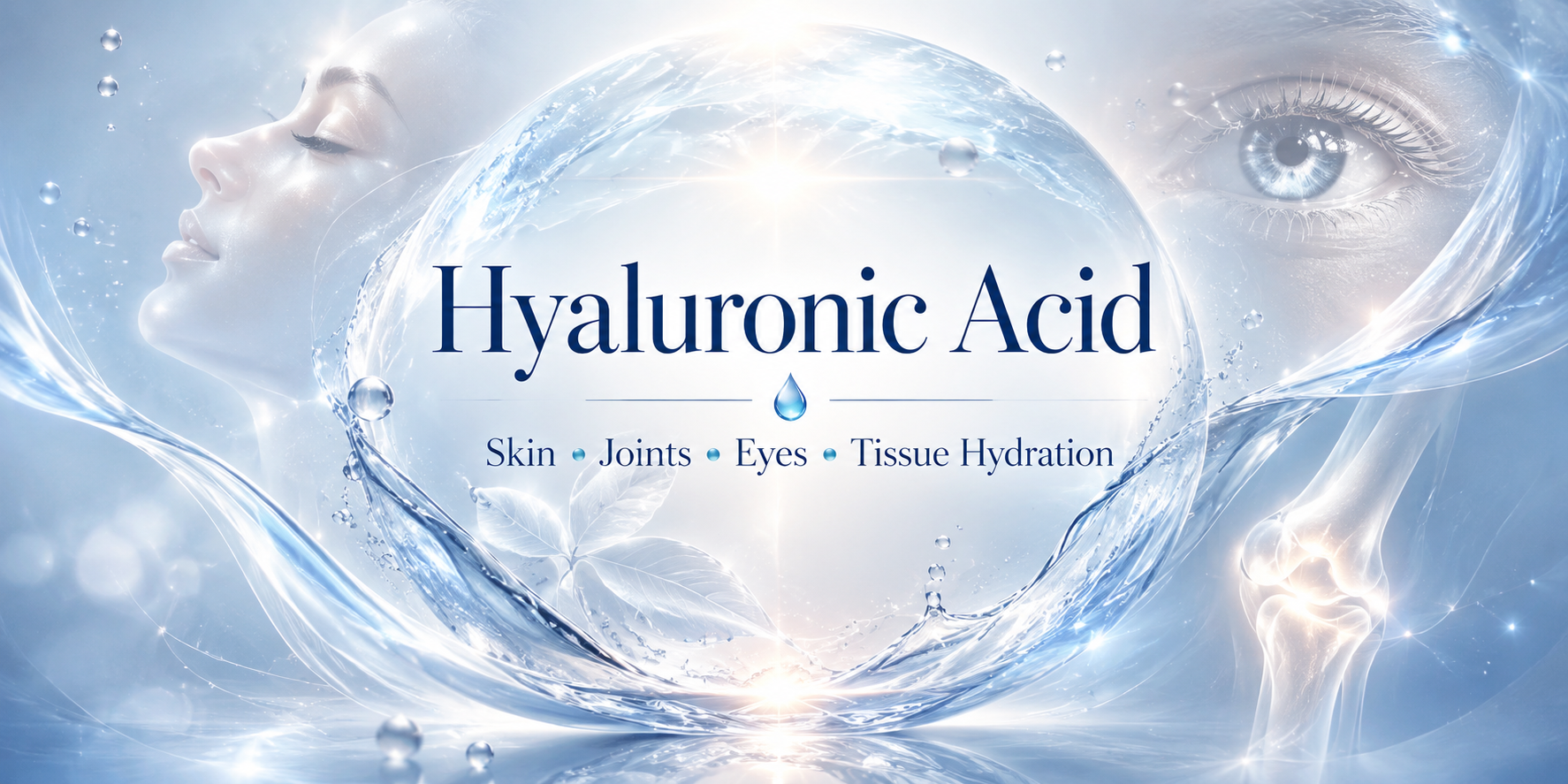 Hyaluronic Acid for Skin Joints Eyes and Tissue Hydration