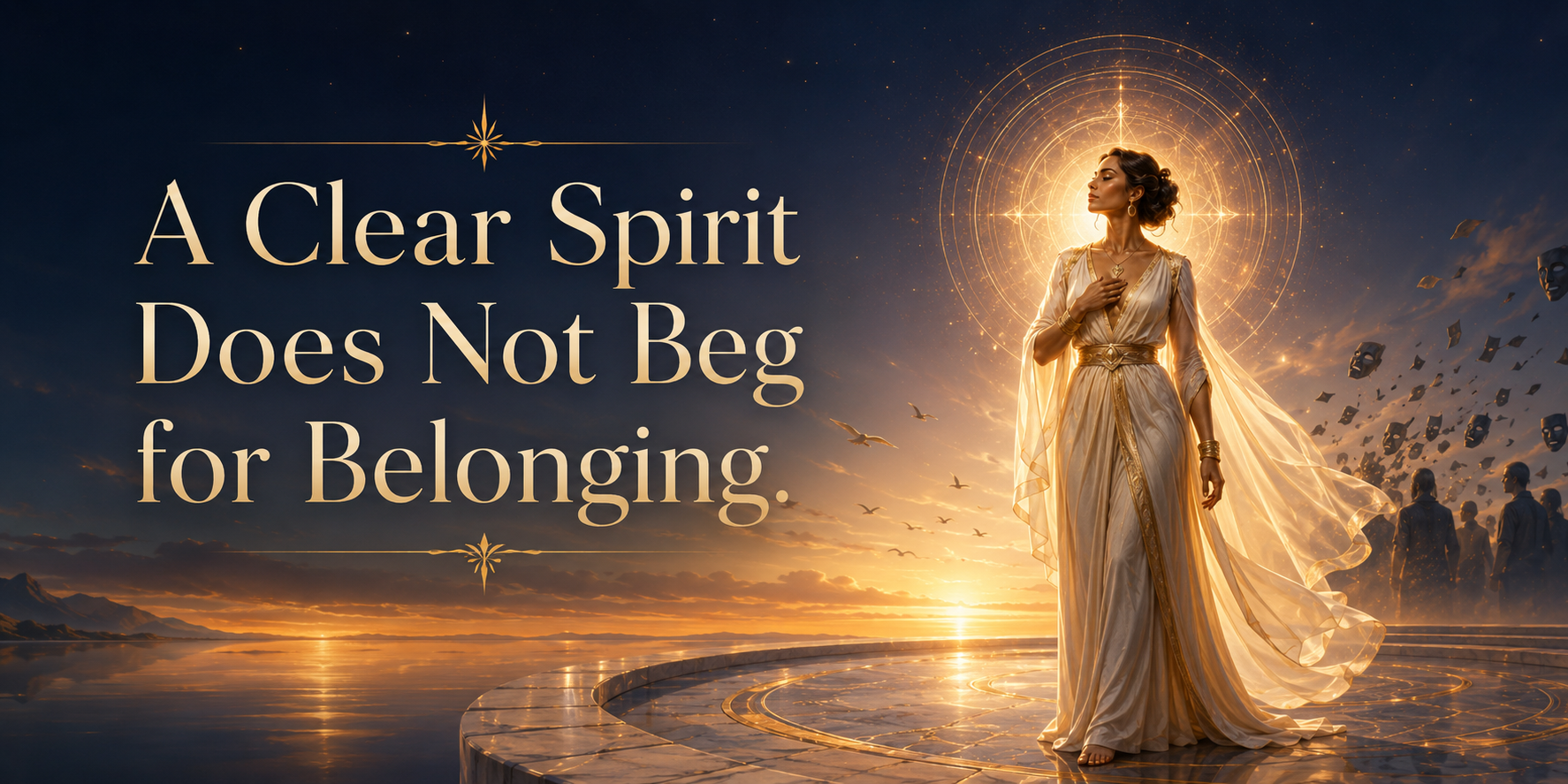 A Clear Spirit Does Not Beg for Belonging