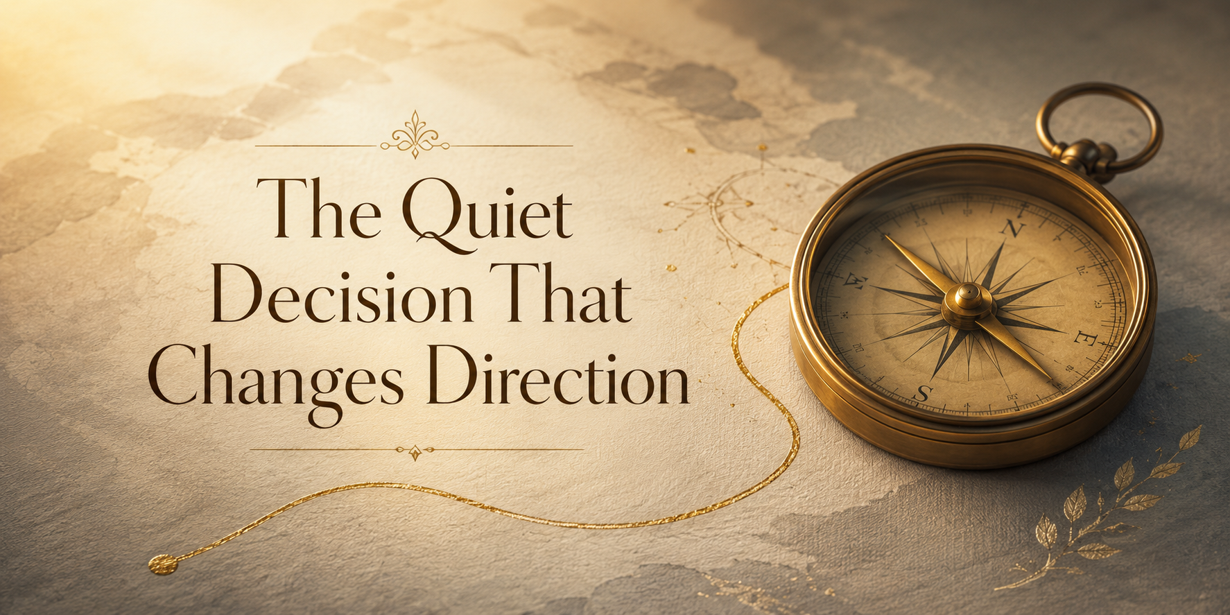 The Quiet Decision That Changes Direction