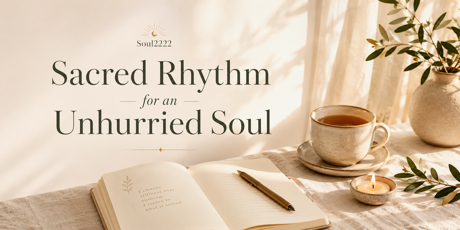 Sacred Rhythm for an Unhurried Soul