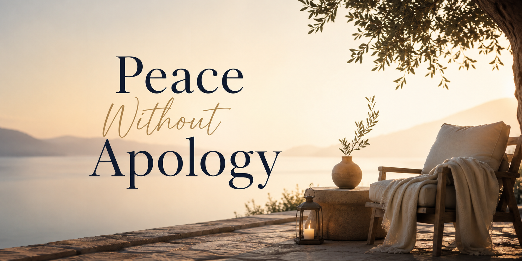 Peace Without Apology