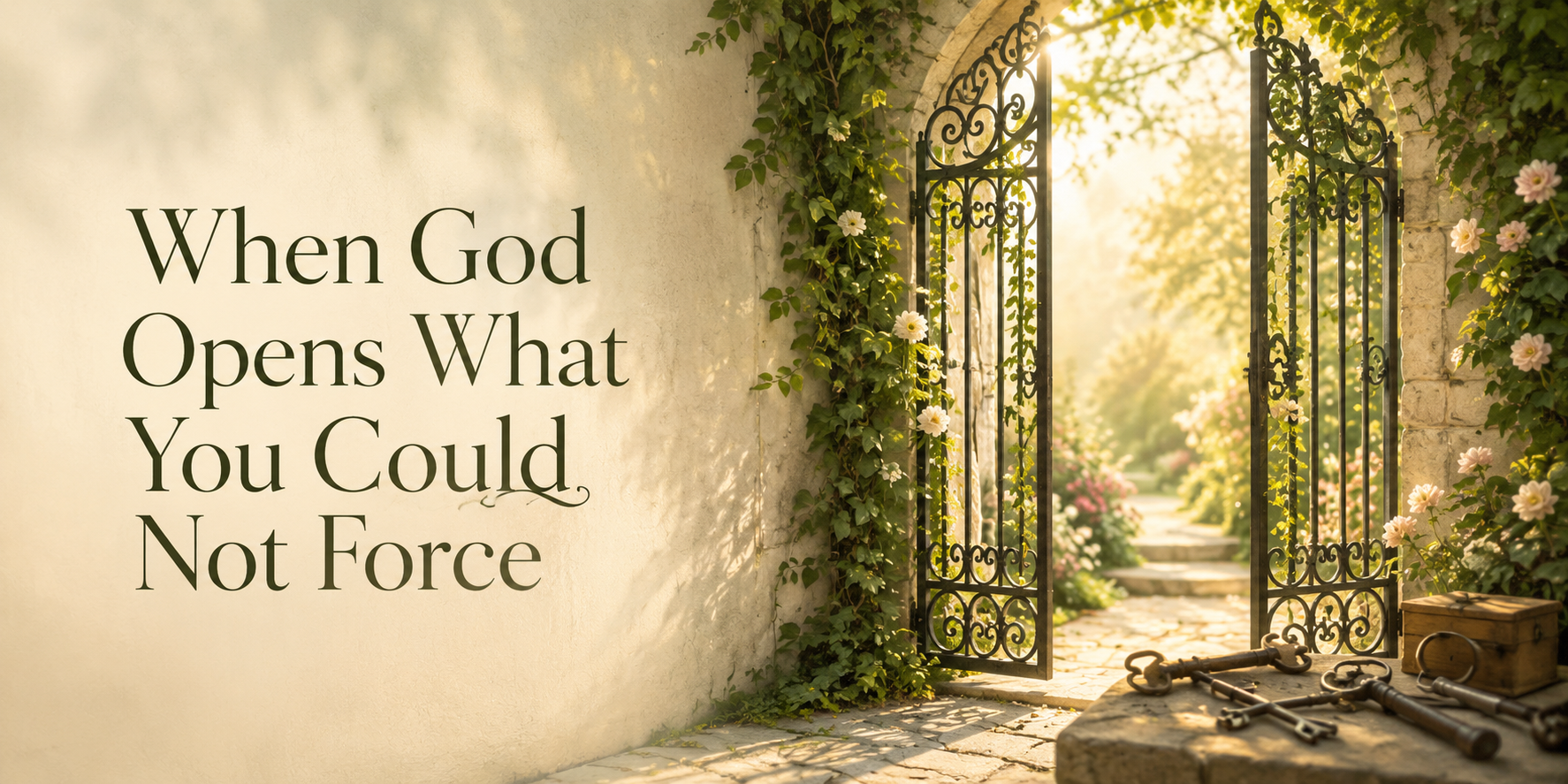 When God Opens What You Could Not Force