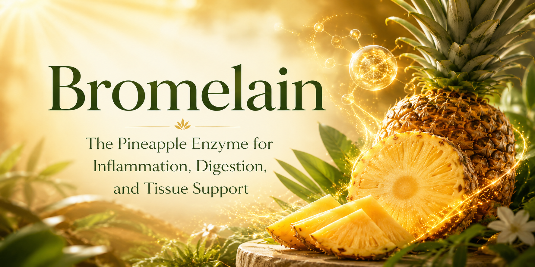 Bromelain - The Pineapple Enzyme for Inflammation, Digestion, and Tissue Support