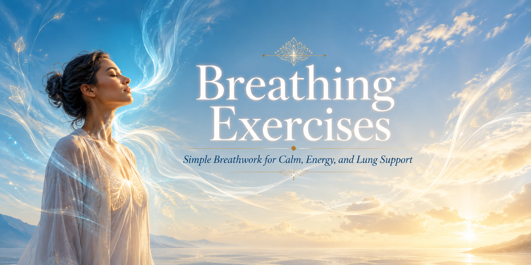 Breathing Exercises - Simple Breathwork for Calm, Energy, and Lung Support