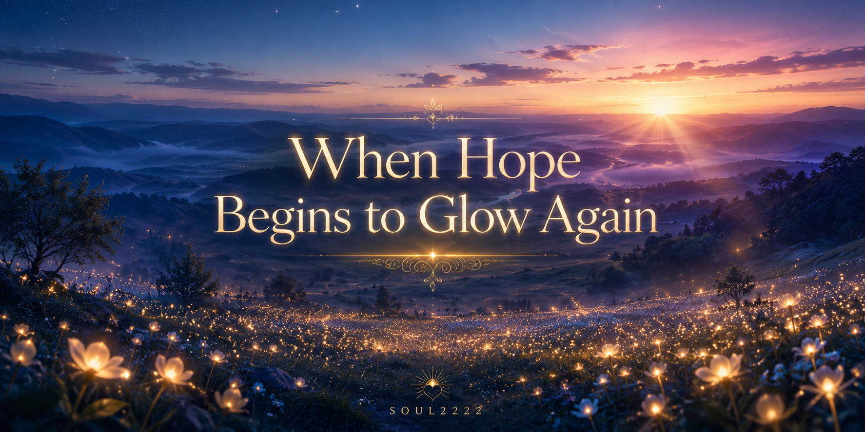 When Hope Begins to Glow Again