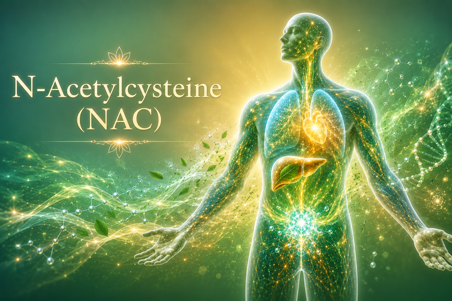 N-Acetylcysteine - NAC - Glutathione Support for Lungs, Liver, Heart, and Cellular Balance