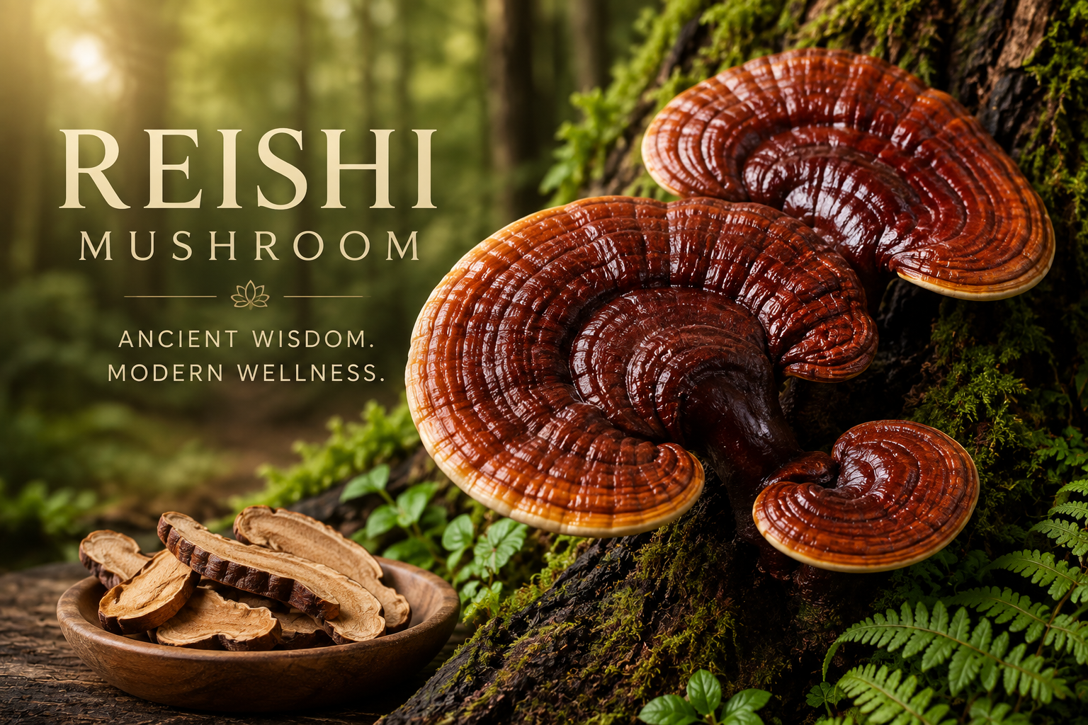 Reishi Mushroom: Ancient Support for Immunity, Stress Balance, Restorative Sleep, Energy, and Resilience
