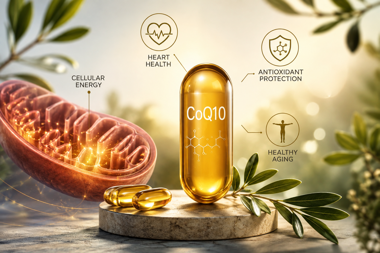 CoQ10 Benefits for Cellular Energy, Heart Health, and Healthy Aging