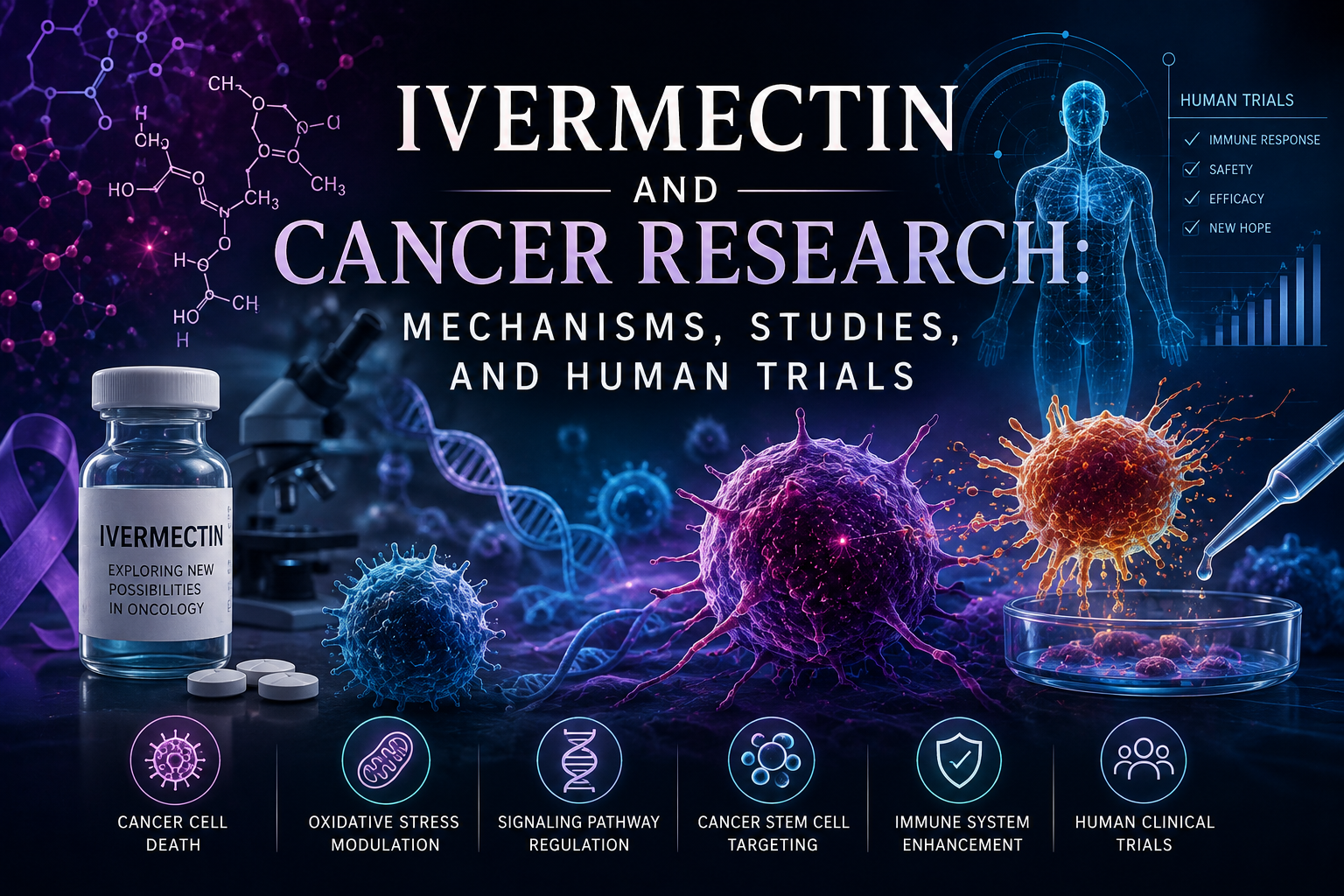 Ivermectin and Cancer Research: Mechanisms, Studies, and Human Trials
