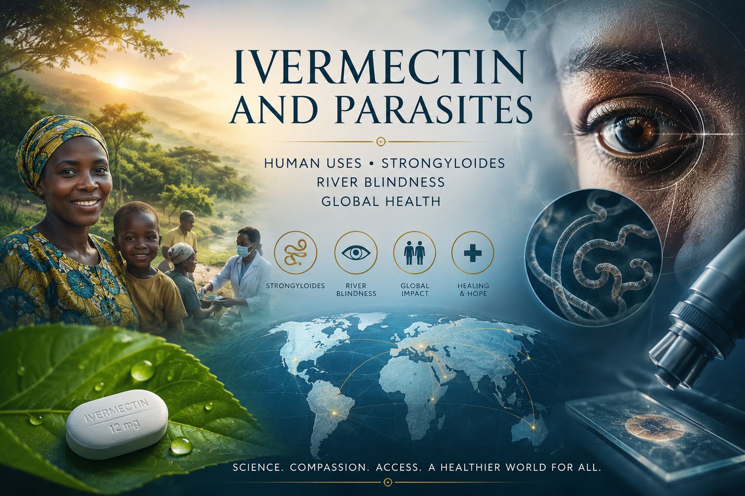 Ivermectin and Parasites: Human Uses, Strongyloides, River Blindness, and Global Health