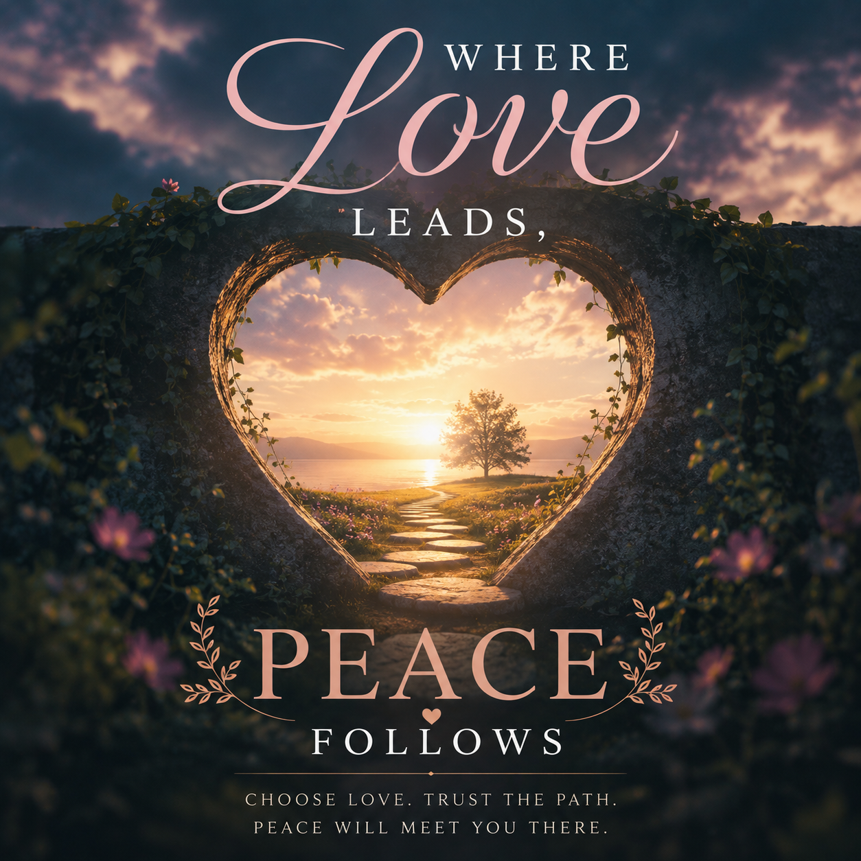 Where Love Leads, Peace Follows