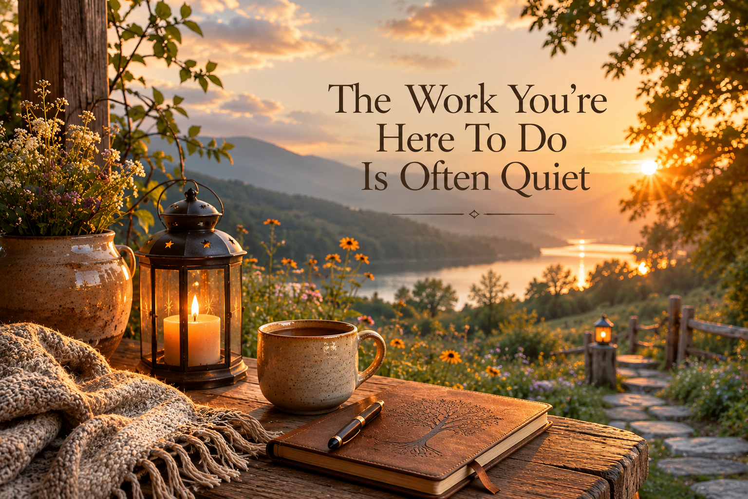 The Work You’re Here To Do Is Often Quiet