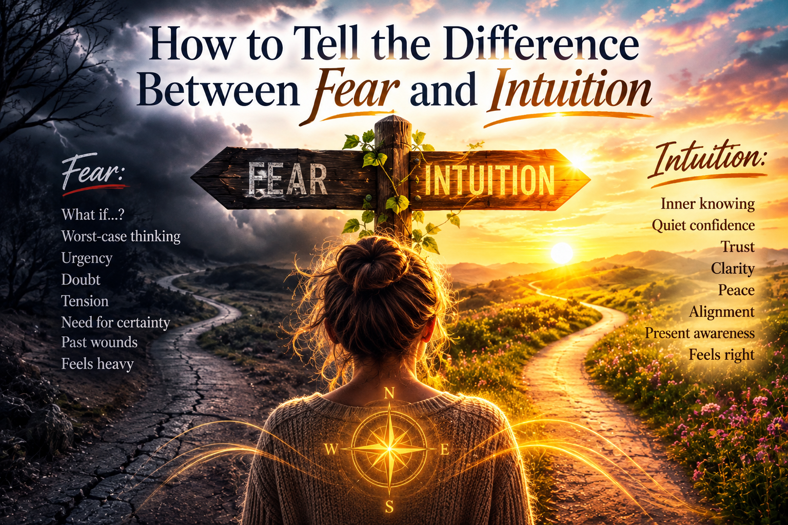 How to Tell the Difference Between Fear and Intuition