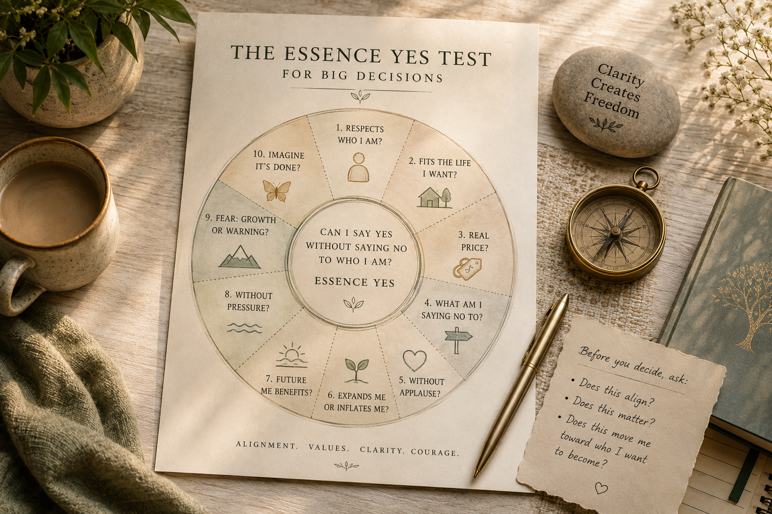 The Essence Yes Test for Big Decisions