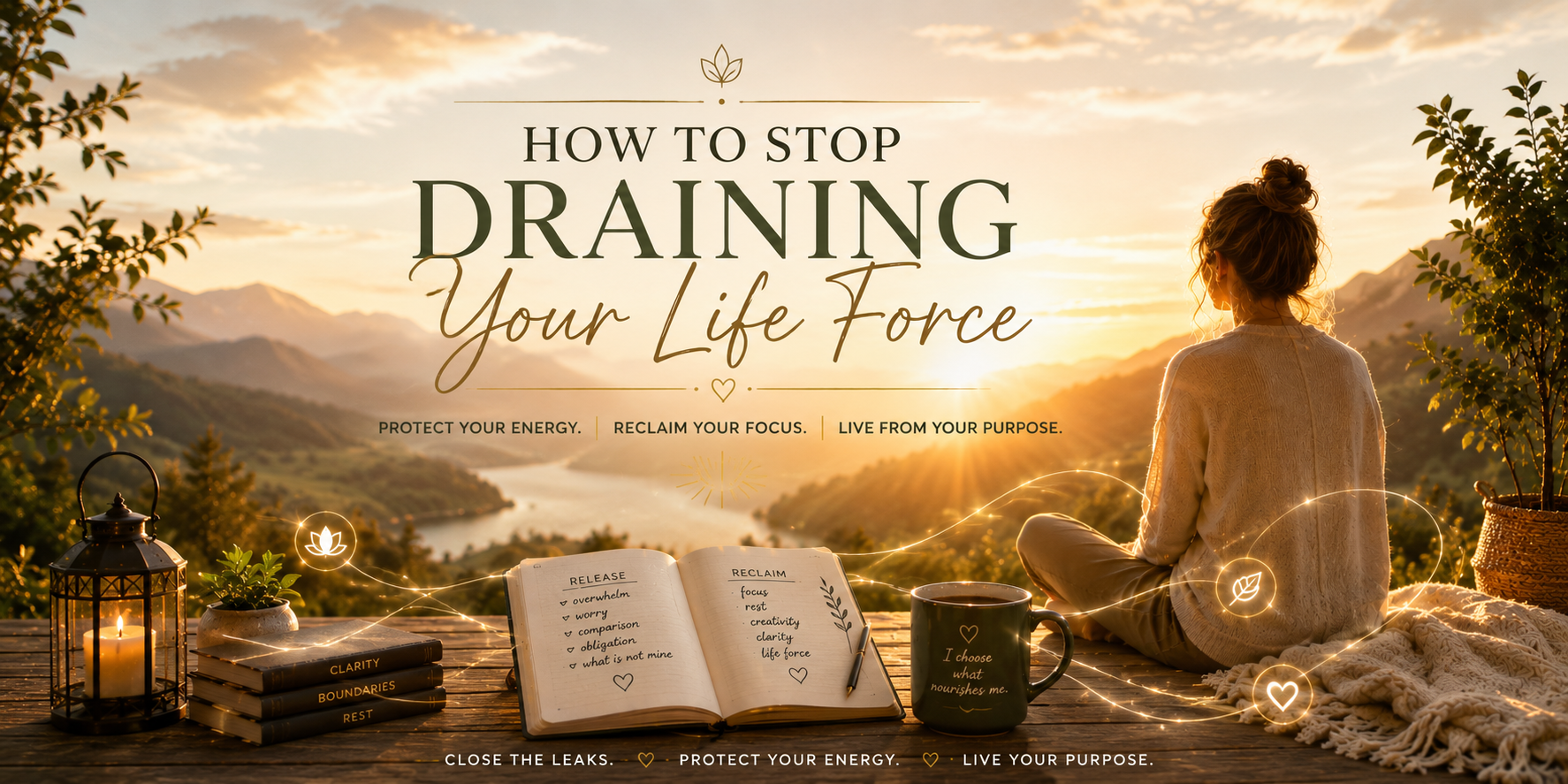 How to Stop Draining Your Life Force
