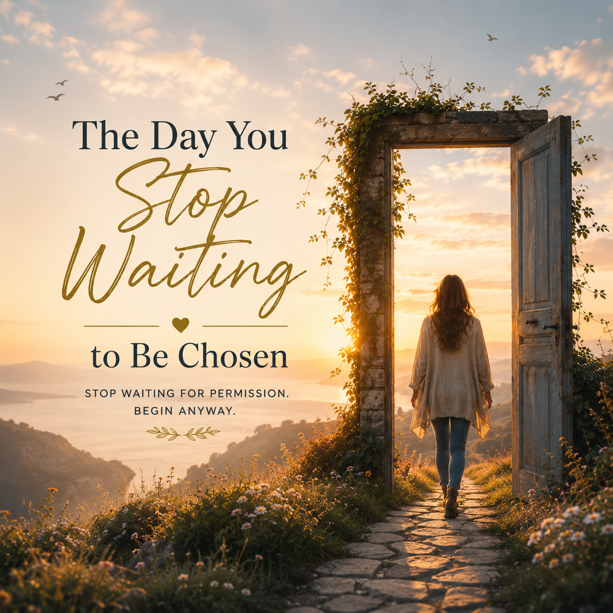 The Day You Stop Waiting to Be Chosen