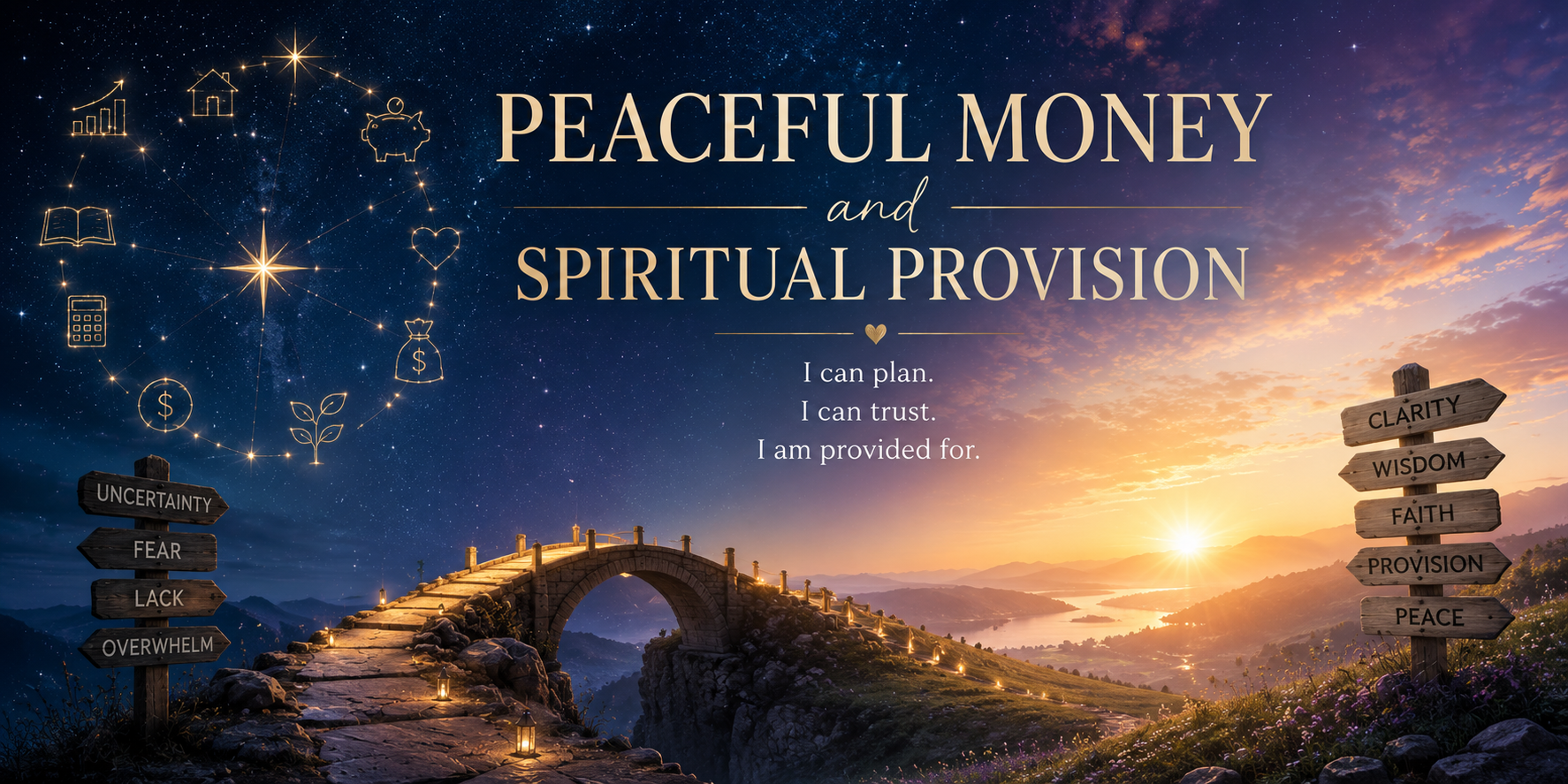 Peaceful Money and Spiritual Provision