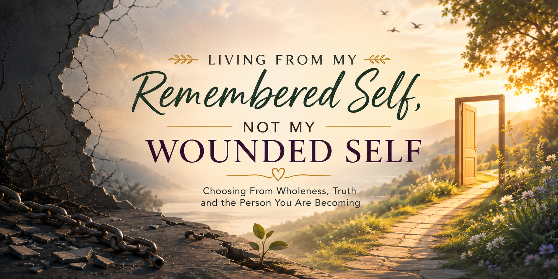 Living from My Remembered Self, Not My Wounded Self