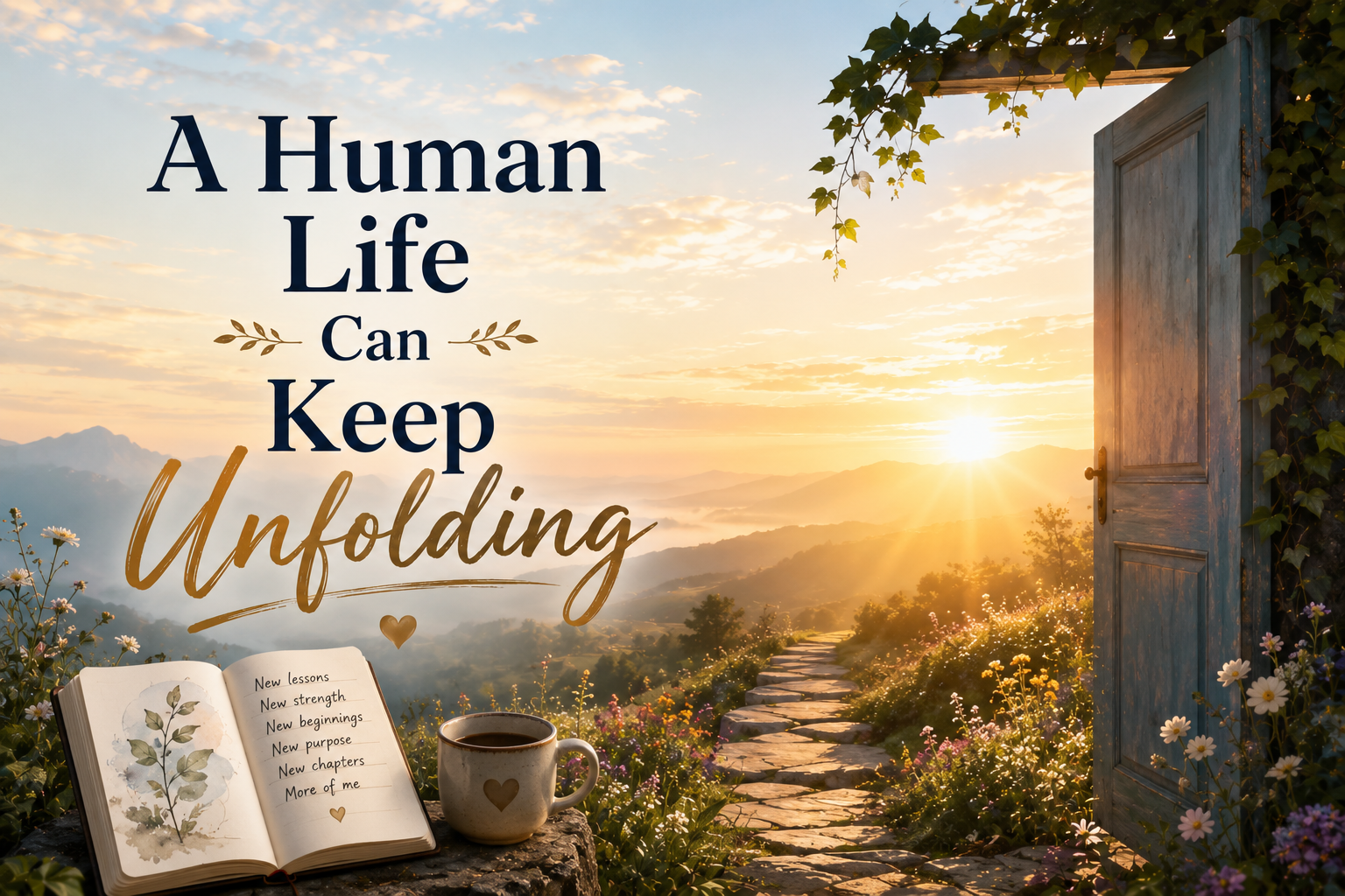 A Human Life Can Keep Unfolding