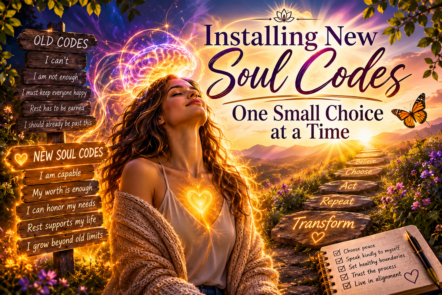 Installing New Soul Codes One Small Choice at a Time