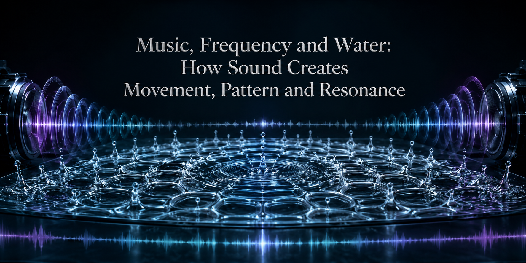 Music, Frequency and Water: How Sound Creates Movement, Pattern and Resonance