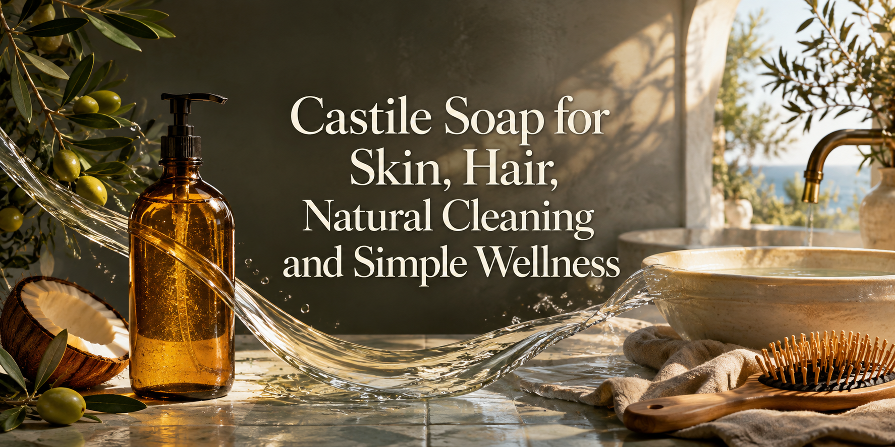 Castile Soap for Skin, Hair, Natural Cleaning and Simple Wellness
