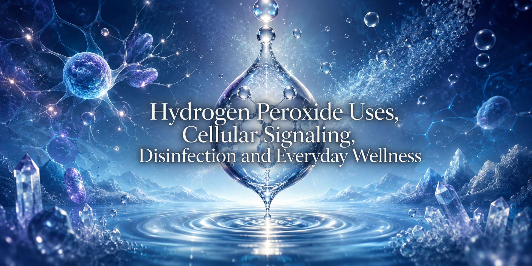Hydrogen Peroxide Uses, Cellular Signaling, Disinfection and Everyday Wellness